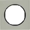 R.3 Cadre 1 poste acier inoxydable/noir