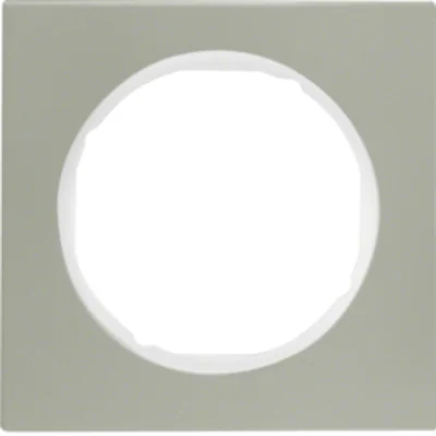 R.3 Cadre 1 poste inox/blanc