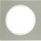 R.3 Cadre 1 poste inox/blanc