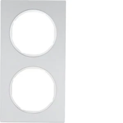 R.3 Cadre double aluminium/blanc