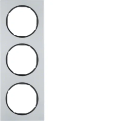 R.3 Cadre triple aluminium/noir