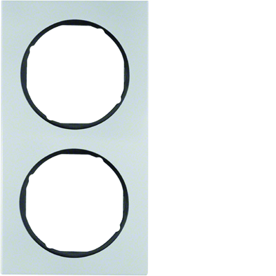R.3 Double frame aluminium/black