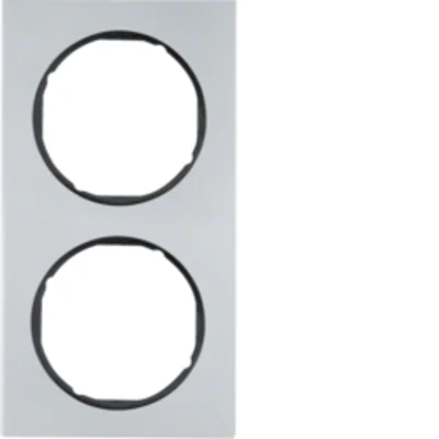 R.3 Double frame aluminium/black