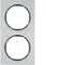 R.3 Double frame aluminium/black
