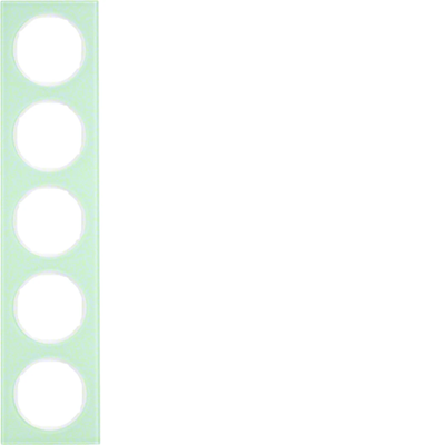 R.3 Marco de cristal blanco de 5 elementos