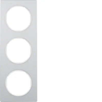 R.3 Ramka 3-krotna aluminium/biały