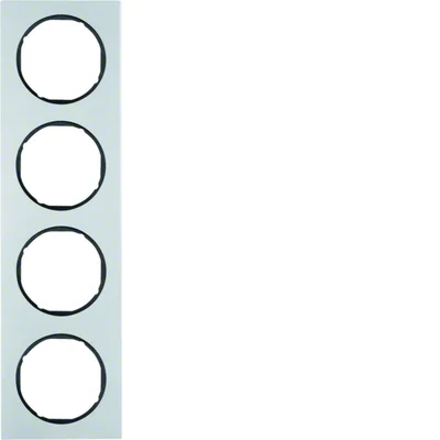 R.3 Ramka 4-krotna aluminium/czarny
