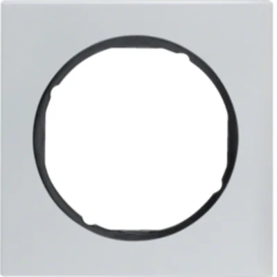 R.3 Рамка одинарна алюміній/чорна