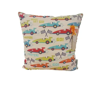Racing car pillow