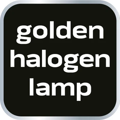 Radiateur 2000 W, IP55, élément chauffant halogène doré, télécommande, réglage de puissance à 2 niveaux