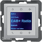 Rádio BERKER Q.1/Q.3/Q.7 Radio Touch DAB+ s Bluetooth hliníkovým sametovým lakem