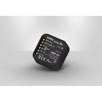 RADIO CONTROLLER FOR ROLLER SHUTTERS, IN-WALL, BIDIRECTIONAL, TYPE: SRP-22