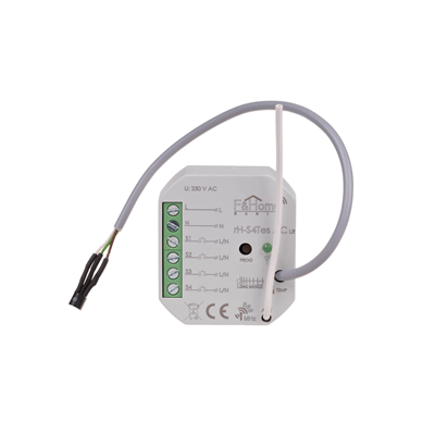 Radio module 4 external inputs temperature measurement AC power supply