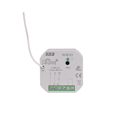 Radio module of the relay with switching power supply