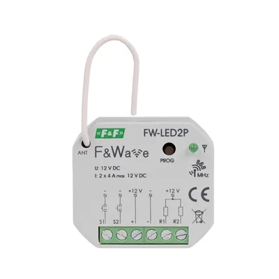 Radio two-channel LED driver 12V - assembly PDT 10÷16V DC