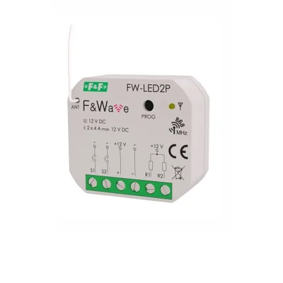 Radio two-channel LED driver 12V - assembly PDT 10÷16V DC