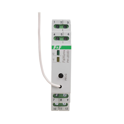 Radio two-channel LED driver 12V - DIN mounting 10÷16V DC