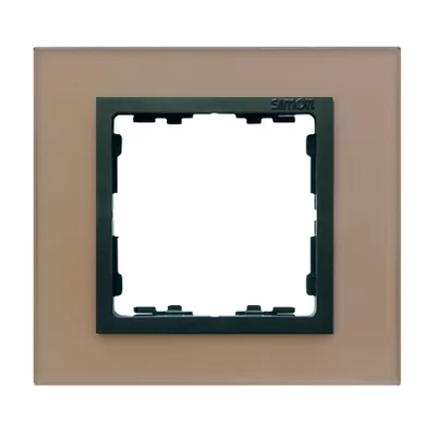 Rahmen 1x Glas - Kupfer / Zwischenrahmen Graphit