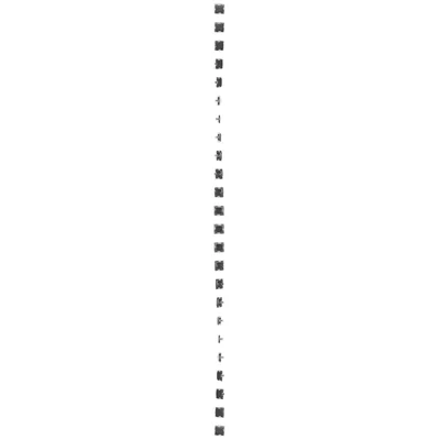 Rahmenstecker (Modul). Befestigung mit Krallen oder Schrauben, Anthrazit (Metallic)