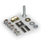 Rail clamp 2x35+3x16 mm2, for 10mm bars