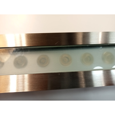 RAIL FROZEN Lampe encastrable d'extérieur nickel