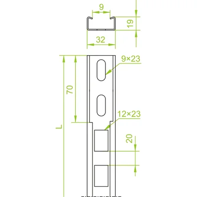 Rail plafond, PSW/2