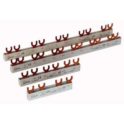 Rail pour le raccordement d'appareils modulaires, EVG-1PHAS/9MODUL/HI