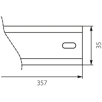 Rail pour UNIbox TH-Uni-2