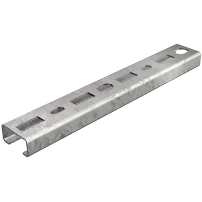 Rail profilé perforé CM3015P2000FT, largeur du joint 16 mm