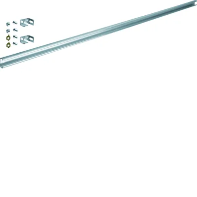 Rail support de câbles UNIVERS 5 pôles monté dans un coffret 1325x30mm