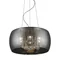 RAIN Single pendant lamp 40 cm, smoked