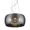 RAIN Single pendant lamp 40 cm, smoked