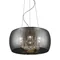 RAIN Single pendant lamp 40 cm, smoked