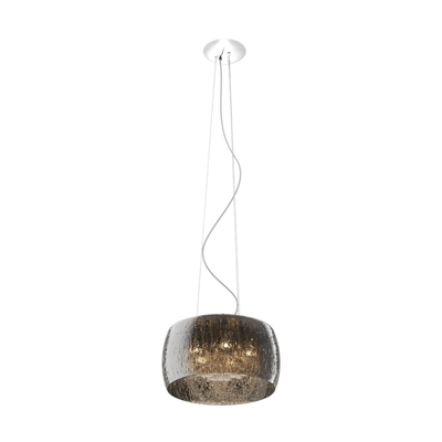RAIN Single pendant lamp 40 cm, smoked