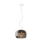 RAIN Single pendant lamp 40 cm, smoked