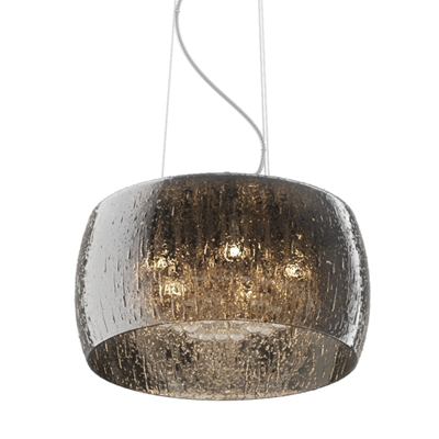 RAIN Single pendant lamp 40 cm, smoked