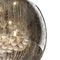 RAIN Single pendant lamp 40 cm, smoked
