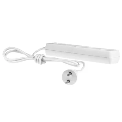 Rallonge PS-560/3.0 E avec multiprise à cinq prises ; ECO ; 5 x 2 broches ; 10 A ; 3 m ; blanche