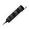 Rallonge triphasée 2P+Z (Schuko), 3 m H05VV-F 3 x 1,5 mm², Imax = 16 A, fiche plate, noire