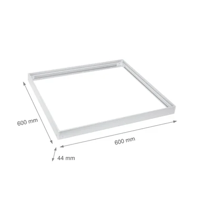 RÁM PRO POVRCHOVOU MONTÁŽ SVÍTIDEL ALGINE SLIM / BACKLIGHT SLIM 600x600x43 mm BÍLÝ, skládací