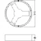 Rám pro svítidlo DOWNLIGHT IP44 DN 215 WT