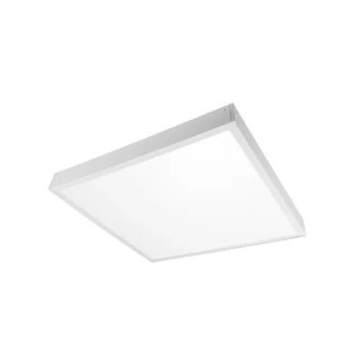 RÁMEČEK G-TECH PRO POVRCHOVOU MONTÁŽ LED PANELŮ 60x60x6,5cm (TYP S PADLOVOU DESKOU), BEZ ŠROUBŮ, BÍLÝ