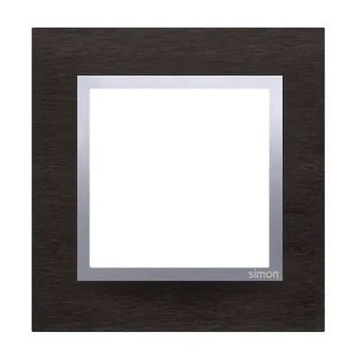 Ramka 1-krotna Nature-Metal INOX YIN IP20/IP44