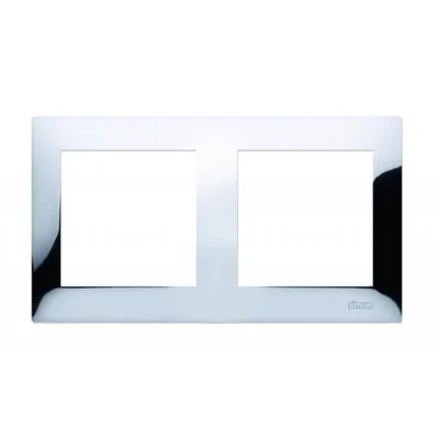 Ramka 2-krotna uniwersalna IP20 / IP44, chrom