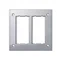 Ramka 2-modułowa do puszki SBM250 4xK45 aluminium