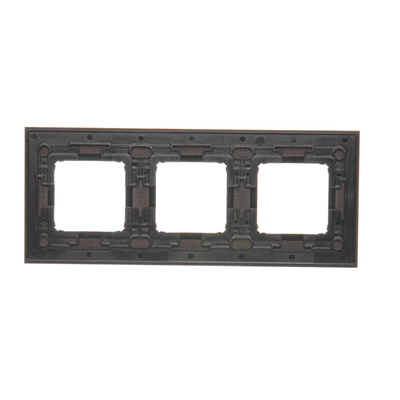 Ramka 3-krotna Nature-Drewno ZŁOTE WENGE IP20/IP44