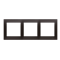 Ramka 3-krotna uniwersalna IP20 / IP44, antracyt (metalik)