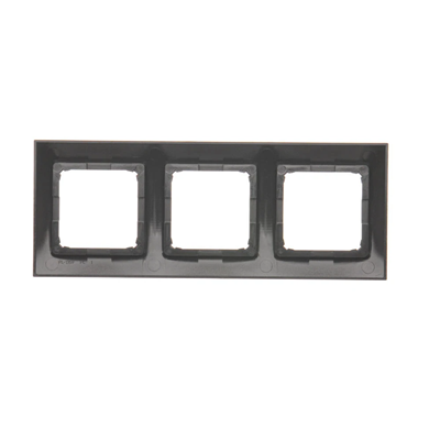 Ramka 3-krotna uniwersalna IP20 / IP44, antracyt (metalik)