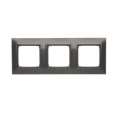 Ramka 3-krotna uniwersalna IP20 / IP44, antracyt (metalik)