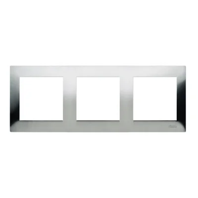 Ramka 3-krotna uniwersalna IP20 / IP44, inox